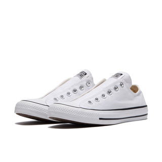 CONVERSE 匡威 Chuck Taylor All Star Slip On 中性运动帆布鞋 164301C 白色 40