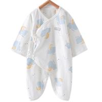 Tongtai 童泰 TS12J303 婴儿连体蝴蝶哈衣 蓝色 59cm