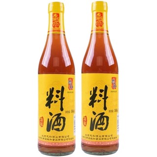 忠和 特制料酒 500ml*2瓶