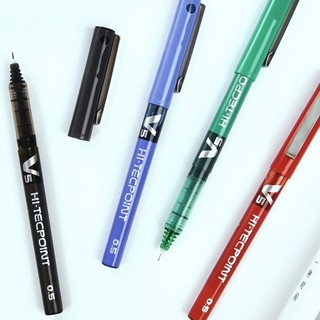 PILOT 百乐 BX-V5 拔帽中性笔 黑色 0.5mm 单支装