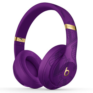 Beats Studio 3 Wireless NBA联名款 耳罩式头戴式主动降噪蓝牙耳机 湖人紫