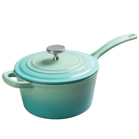 M-COOKER 铁工房 BCD19-E 奶锅(19cm、铸铁珐琅、孔雀蓝)