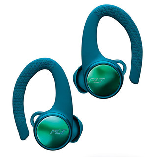 Plantronics 缤特力 BACKBEAT FIT 3200 入耳式耳挂式真无线蓝牙耳机 青绿色