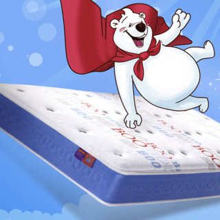 Polar bear 北极熊 BOOBOO 椰棕儿童床垫 135*190*6cm 椰棕版