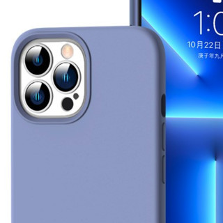 Greyes 观悦 iPhone 13 Pro Max 液态硅胶手机壳 薰衣草灰