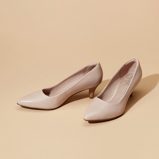 Clarks 其乐 clarks其乐女鞋2020春夏尖头小猫跟仙女风高跟鞋细跟单鞋女