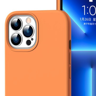 Greyes 观悦 iPhone 13 Pro Max 液态硅胶手机壳 金盏花色