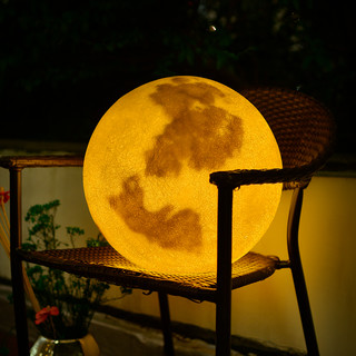 ciaodo 太阳能户外防水月球灯氛围装饰景观庭院灯别墅花园草坪充电月亮灯