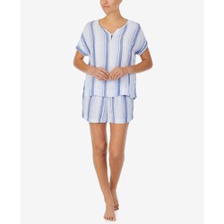 RALPH LAUREN 拉尔夫·劳伦 Striped Shorts Pajama Set