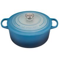 LE CREUSET 酷彩 汤锅(24cm、4.2L、铸铁、KISS蓝）