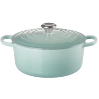 LE CREUSET 酷彩 汤锅(24cm、4.2L、铸铁、鼠尾草色）