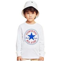 CONVERSE 匡威 8684002-002 男童T恤 纯白色 S码 140cm