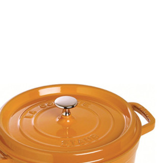 staub 珐宝 炖锅(22cm、2.6L、铸铁、芥末黄)