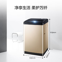 Hisense 海信 健康桶自洁丨8公斤波轮洗衣机全自动家用大容量HB80DA332G