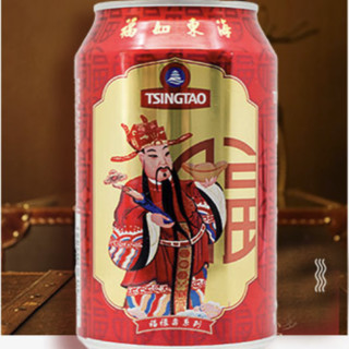 TSINGTAO 青岛啤酒 福禄寿 330ml*24听