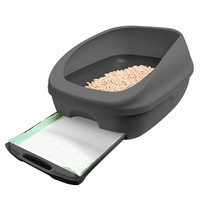 Gaines 佳乐滋 半封闭式猫砂盆 暗灰色 52.5*40*26cm