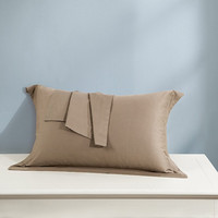 heswee 韩香家纺 全棉枕套 浅咖 48*74cm 一对装