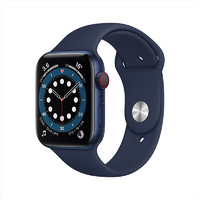 Apple 苹果 Watch Series 6 智能手表 44mm GPS+蜂窝版 铝金属表壳 (血氧、GPS、扬声器)
