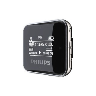 PHILIPS 飞利浦 SA2208 音频播放器 8G 黑色（3.5mm单端）