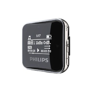 PHILIPS 飞利浦 SA2208 音频播放器 黑色（3.5mm单端）