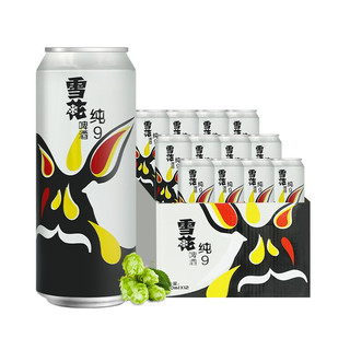 SNOWBEER 雪花 纯9 啤酒 500ml*12听