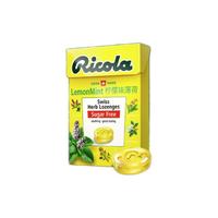 Ricola 利口乐 瑞士进口无糖润喉糖 柠檬薄荷味 40g*6盒