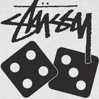 Stüssy 男士圆领卫衣 1914721H 花灰色 S