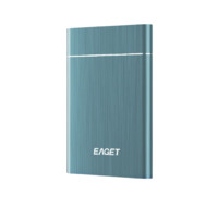 EAGET 忆捷 G10 2.5英寸 Micro-B移动机械硬盘 1TB USB3.0 蓝色