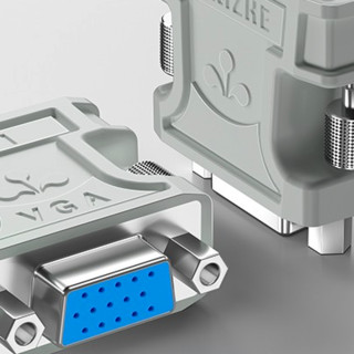 SAMZHE 山泽 DVI公转VGA母转接头 DVI24+5/DVI-I转VGA高清转换器连接线  显卡接显示器投影仪 ZH-310