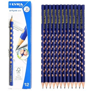 LYRA 艺雅 C106965 三角杆铅笔 蓝色 HB 12支装