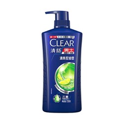 CLEAR 清扬 清爽控油型男士去屑洗发露 720g