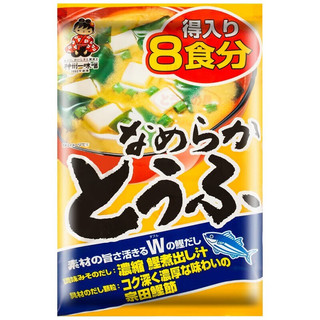 神州一 调味品 日本原装进口 豆腐味噌汤料方便即食速食 8人份 日式味增汤大酱汤酱料171.2g