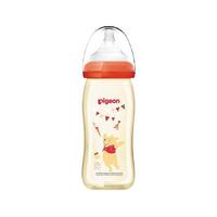 Pigeon 贝亲 Disney自然实感系列 AA163 PPSU彩绘奶瓶 240ml 维尼派对 L码 6月+