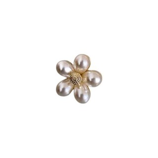 TekapoJade X029 花朵珍珠胸针