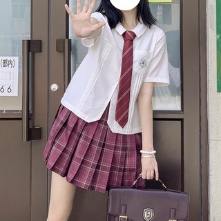 御茶家 好运来辣 JK制服 女士格裙