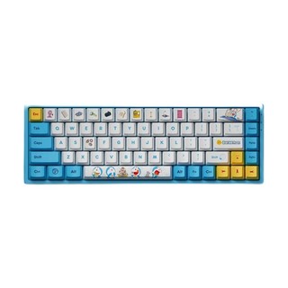 Akko 艾酷 3060 V2 哆啦A梦 68键 蓝牙双模机械键盘 蓝白色 AKKO深海蓝轴 RGB