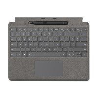 Microsoft 微软 Surface Pro 84键 蓝牙薄膜键盘+触控笔2 亮铂金