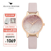 OLIVIA BURTON 奥利·维亚布顿 olivia burton手表女生日礼物送女友满天星女士手表简约气质时尚石英表礼物OB16US57