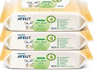 AVENT 新安怡 婴儿柔润湿巾 量贩装 80抽*18包