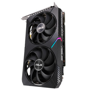 ASUS 华硕 DUAL-RTX 3060-O12G-V2 LHR版 显卡 12GB 黑色