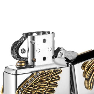 ZIPPO 之宝 爱情系列 ZBT-1-16b 打火机 爱情之翼 银镜