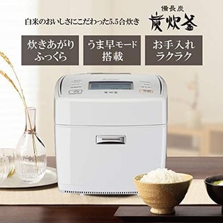 三菱电机 日本制IH电饭煲 备长炭锅 NJ-VVV108-W 5.5合（约0.92L）纯白色 需配变压器