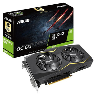 ASUS 华硕 GTX 1660S O6G GAMING冰骑士 显卡 6GB 黑色