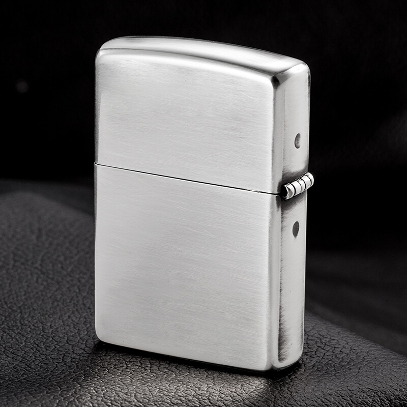 ZIPPO 之宝 防风煤油打火机 唐草白银 生日礼物送老公送男友 单机