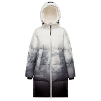 BOSIDENG 波司登 女士中长款羽绒服 B00143068 渐变灰海岸线 180/100A