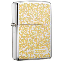 ZIPPO 之宝 唐草系列 ZBT-2-23a 打火机 白金