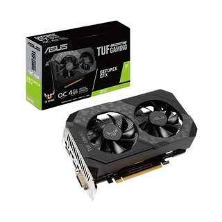 ASUS 华硕 TUF GTX 1650 O4GD6 显卡 4GB 黑色