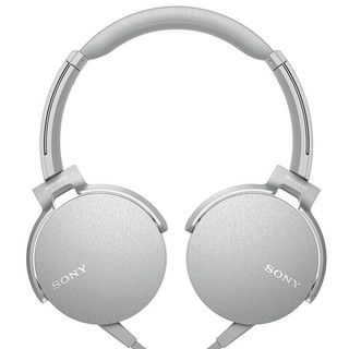 SONY 索尼 MDR-XB550AP 耳罩式头戴式有线耳机 白色 3.5mm