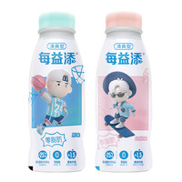yili 伊利 清爽型 每益添 活菌型乳酸菌饮品 2口味 330ml*7瓶(原味+白桃味)