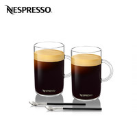 NESPRESSO 浓遇咖啡 Vertuo馥旋系列畅饮咖啡杯套装 钢化咖啡杯590ml*2只
